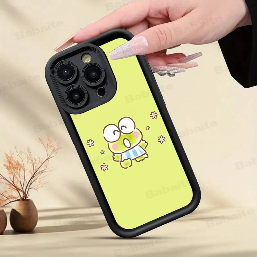 Cute Cartoon K-Keroppis Phone Case For IPhone 11 12 13 16 15 17 14 Pro Max Soft Funda Silicone Cover