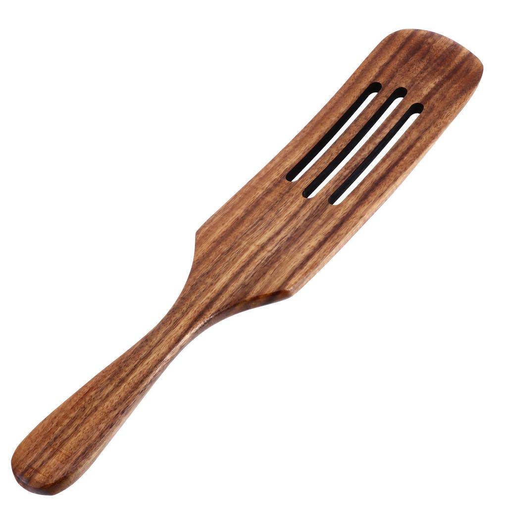 Long Handle Wooden Cooking Spatula Non Stick Portable Kitchen Utensils Kitchen Shovel Wood Turner Multifunctional Tool
