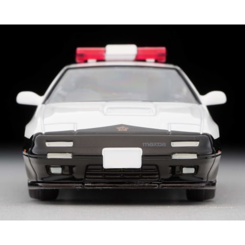 TOMYTEC Tomica Limited Vintage Neo 1/64 Scale LV-N214a Mazda Savanna RX-7 Patrol Car, Metropolitan Police Department, Finished Model, 312598