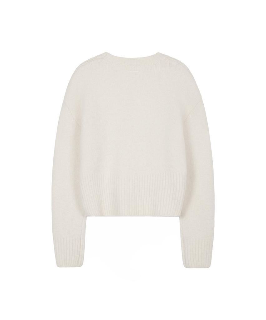 MARDMARD Hairy Crop Pullover - Ivory
