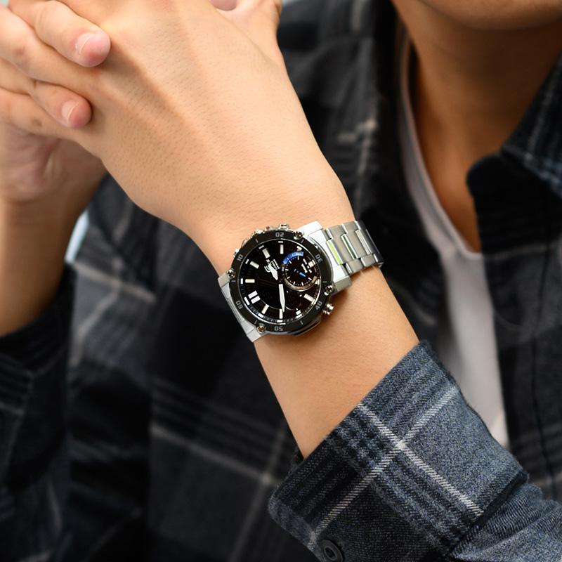 CASIO Men EDIFICE Black Watch ECB-20YDB-1APR ECB-20YDB-1APR