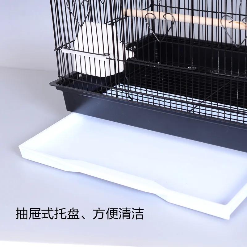 Cușcă de lux pentru papagali din piele de tigru Xuanfeng Bujor Cușcă pentru păsări Cușcă mare de reproducere Stil vilă supradimensionată cu două straturi