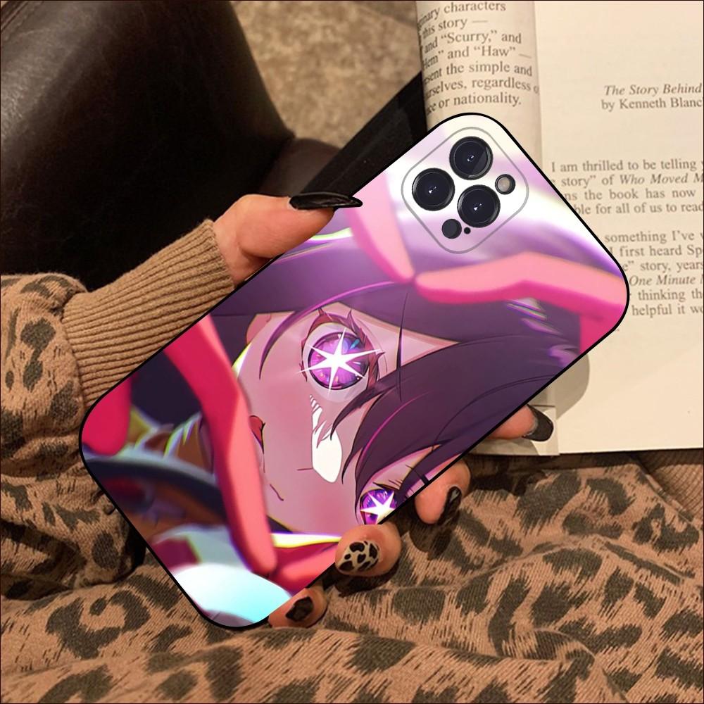 Anime Oshi no Ko Hoshino Ai Phone Case For iPhone 15 14 11 12 13 Mini Pro XS Max Cover 6 7 8 Plus X XR SE 2020 Funda Shell