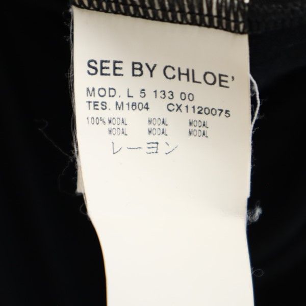 SEE BY CHLOE Short sleeve one piece 2 black Women Used
