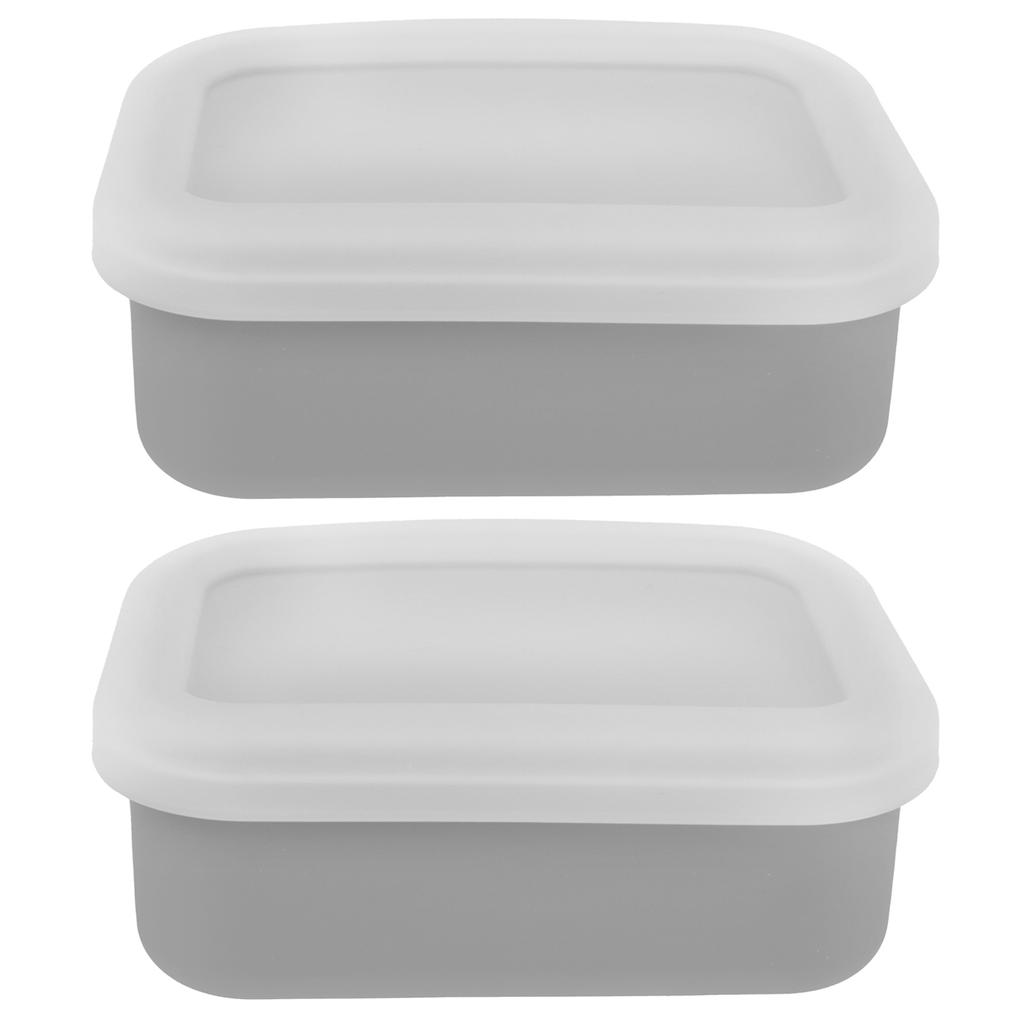 2Pcs Portable Soap Dishes Sealed Leakproof Travel Silicone with Drainage Pad Bathroom Soap Storage Box Waterproof Soap Holder