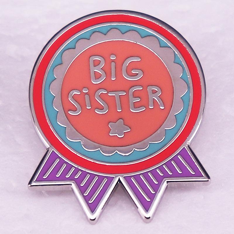 Big Sister Badge Brooch