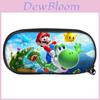 Super Mario Bros Pencil Case For Students Nylon Storage Bag Large Capacity Organizer