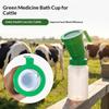 Portable Teat Dip Cup Professional Quality Prevents Return Excellent for Nipple Cleaning in Dairy Farm Routines