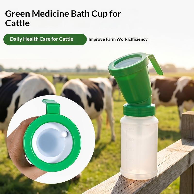 Portable Teat Dip Cup Professional Quality Prevents Return Excellent for Nipple Cleaning in Dairy Farm Routines