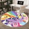 My Little Pony,Friendship Is Magic Chair Mat Round Rug Office Carpet, Non Slip, Suitable for Living Rooms, Bedrooms Decor 1205552a