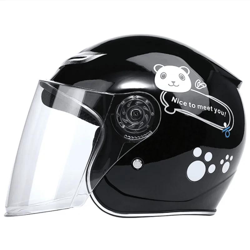 Cute Kids Bicycle Helmet 50-54cm Safety Motorcycle Scooter Helmet in Red Yellow Blue Personalized Protection for Children