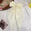 Women Hairpin Large Size Long Ribbon Bowknot Decor Spring Hair Clip Lightweight Back Head Hair Pin Hair Accessory