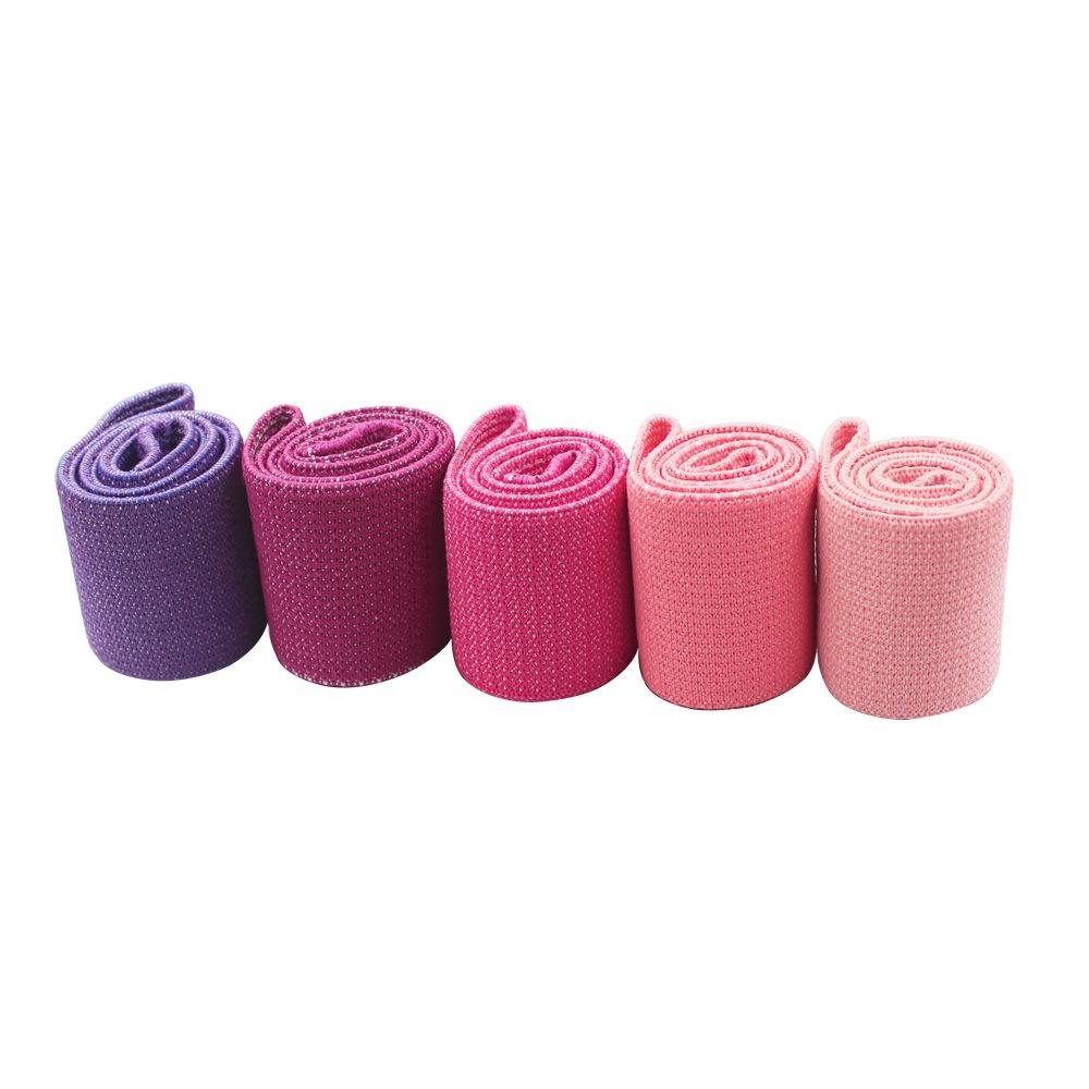 105lb Long Resistance Loop Band Kit Unisex Fitness Yoga Elastic Bands Hip Circle Thigh Squat Band Workout Gym Equipment for H Practical Use