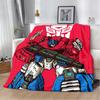 Anime Transformers G1 Car Robot Printed Blanket Picnic Blankets Warm Blanket Soft Comfortable Blanket Home Travel Birthday Gift