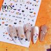 Self Adhesive Nail Decals Halloween Art Stickers, Cartoon Pumpkin Ghost Bat for Waterproof Stickers Decorations, Self-Adhesive Holiday Manicure Women