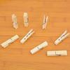 Bamboo Windproof Clothespins: Durable Wooden Clips for Quilts, Clothes, and Photos