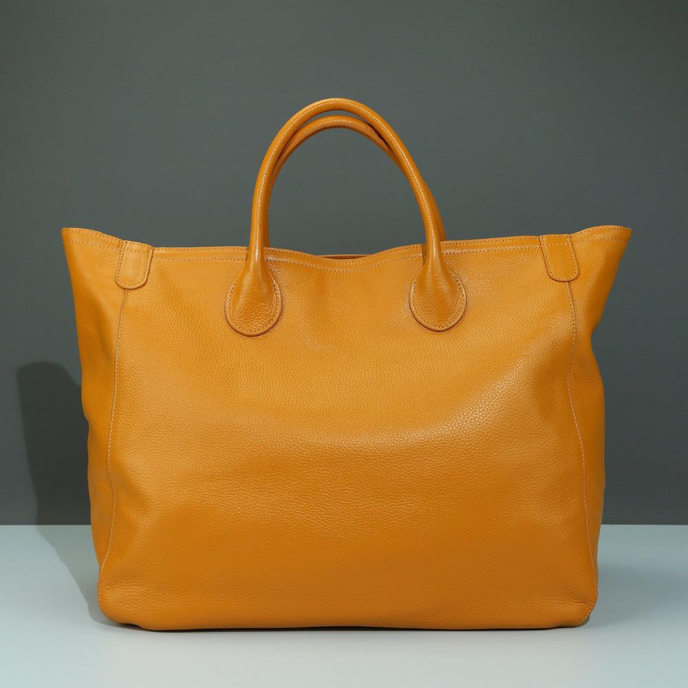 First Layer Cowhide Original Travel And Bag Wing Bag Large Capacity Portable Leather Computer Tote Bag For Women