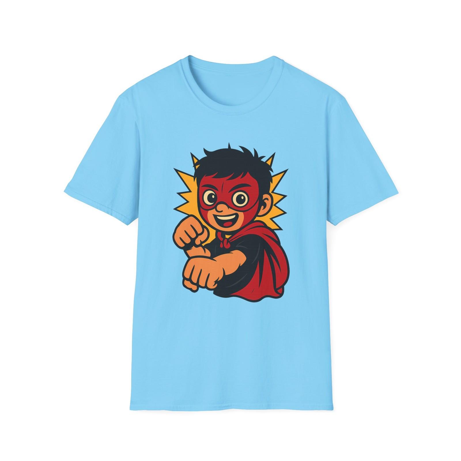 Unisex Softstyle T-Shirt Mens Womens Tees Top Bold Luchador Mexican Mask Cape  Wrestling Art Tee M