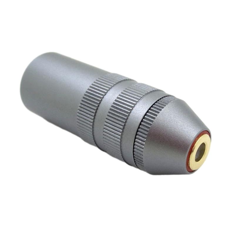 

Professional 4-Pin to 2.5mm/3.5mm/4.4mm Female Adapter Precise Gold-Plated Copper Contacts Metal Casing Shells