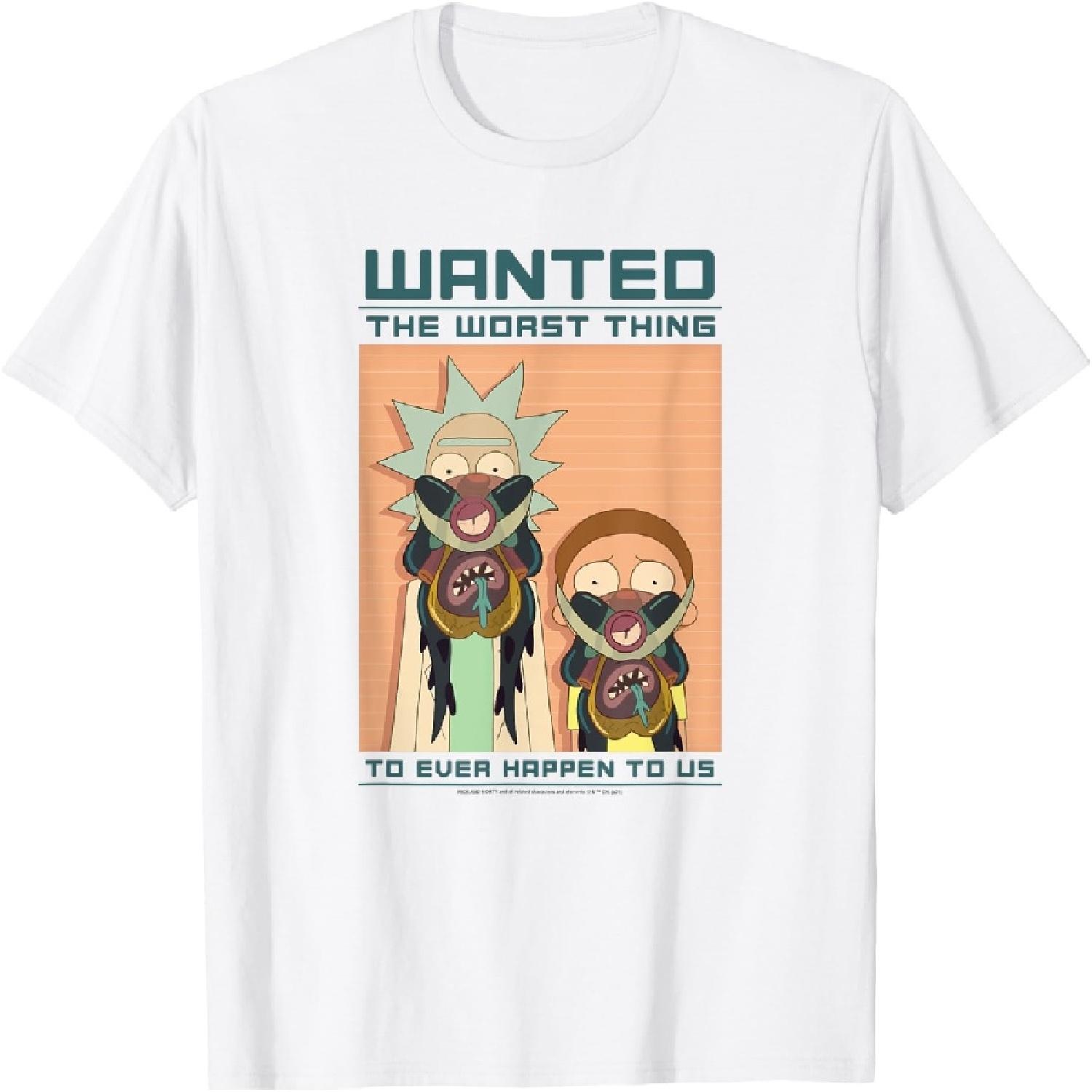 Футболка «Разыскивается Рик и Морти» S