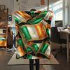 1Pc St.Patrick's Day Print Flannel Blanket, High quality Comfortable for All Seasons, Home Decor, Warmth and Comfort, Perfect for Christmas Gifts W69