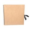 Customizable Album - 30x30cm - Kraft Hardcover - Spiral Bound - 80 Pages