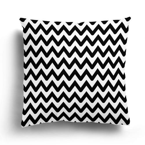 Nordic Black and White Simple Geometric Printing Pattern Cushion Cover Home Living Room Sofa Decoration Pillow Pillow Cover