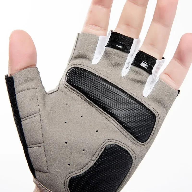 Guanti da Ciclismo in GEL Antiscivolo Resistenti agli Urti Mezzo Dito Sportivi Resistenza Uomo e Donna Estivi Traspiranti Palestra Fitness Guanti da Bici MTB