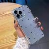 Simple Black Small Dot Transparent Phone Case for Samsung Galaxy S21 S22 S23 S24 S25 Ultra Plus FE Note 20 Soft Cover