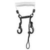 Steel Wire Camera Diving   Waterproof Case Safe Quick Release Connection Hanging Buckle Spring Rope Anti Lost Strap(Black )