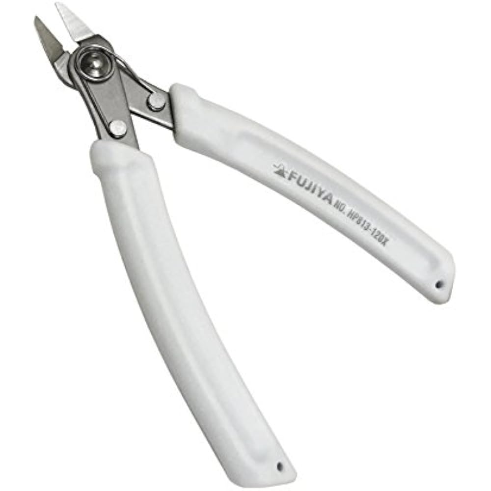 Fujiya (Fujiya) Ultra Fine Plastic Nipper (Single Edge) 120mm Perfect for Cutting Gates and Parts...