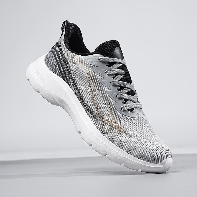 

Fashion Men s Casual Tennis Summer Breathable Soft Soled Walking Outdoor Sports Non Slip Cover for Wearing Lightweight Casual Flat Shoes 48 серый