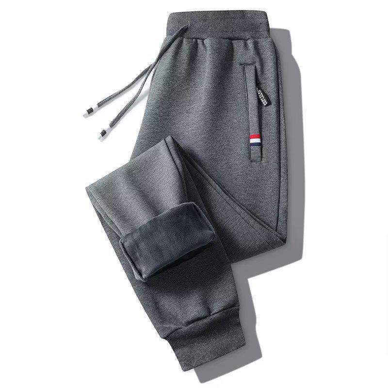 Men's Plush Warm Slim Sweatpants - Autumn/Winter Casual Loose Fit