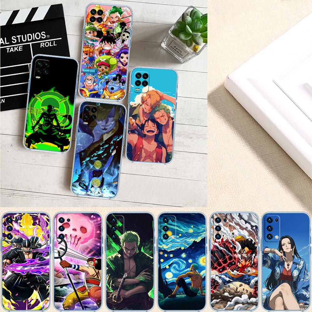 One Piece Art Transparent Phone Case for Motorola Moto G40 G04 G05 One Ace Action  Fusion + Plus Hyper Macro Vision Zoom