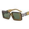 Womans Luxury Custom Sunglasses Logo Colorful Wide-Legged Hollow Square Women Rectangle Sexy Video Recording Glasses