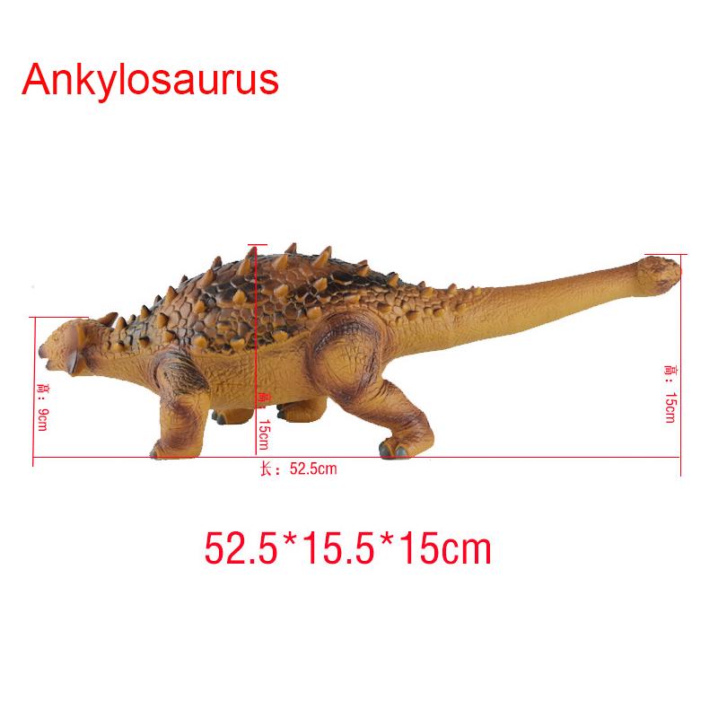 

Large Dinosaur Toy Rubber Play Figures Children Stuffed Action Figure Kid For Ankylosaurus