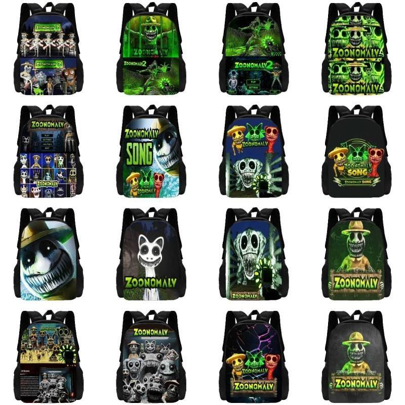 Cute Zoonomaly School Backpack With Fun Prints For Boys And Girls 15 Inch
