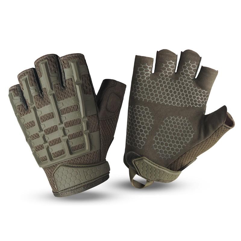 Tactical Half-Finger Cycling Gloves Outdoor Sports Motorcycle Riding Fitness Training Anti-Slip Durable Touchscreen