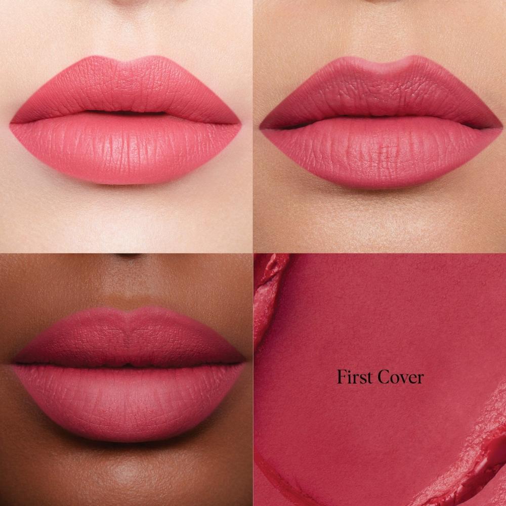 Hung Vanngo Beauty Creamy Matte Longwear Lipstick With Hyaluronic Acid 0.13oz 3.8g First Cover Dark Vivid Rose