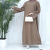 Elegant Plus Size Loose Dress Robe - 2024 Collection for Middle East and Turkey