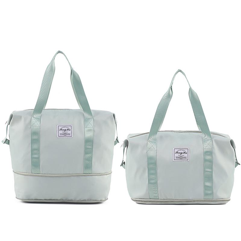 Women's Portable Travel Bag: Lightweight, Large-Capacity Sports & Fitness Bag for Short Trips