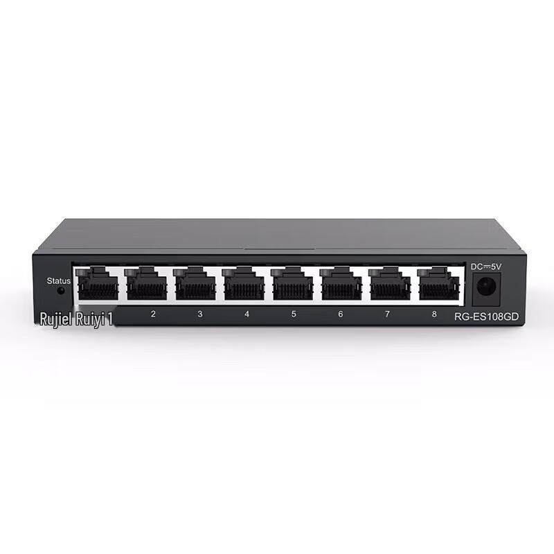 Ruijie RG-ES108GD 8-Port Gigabit Unmanaged Desktop Switch