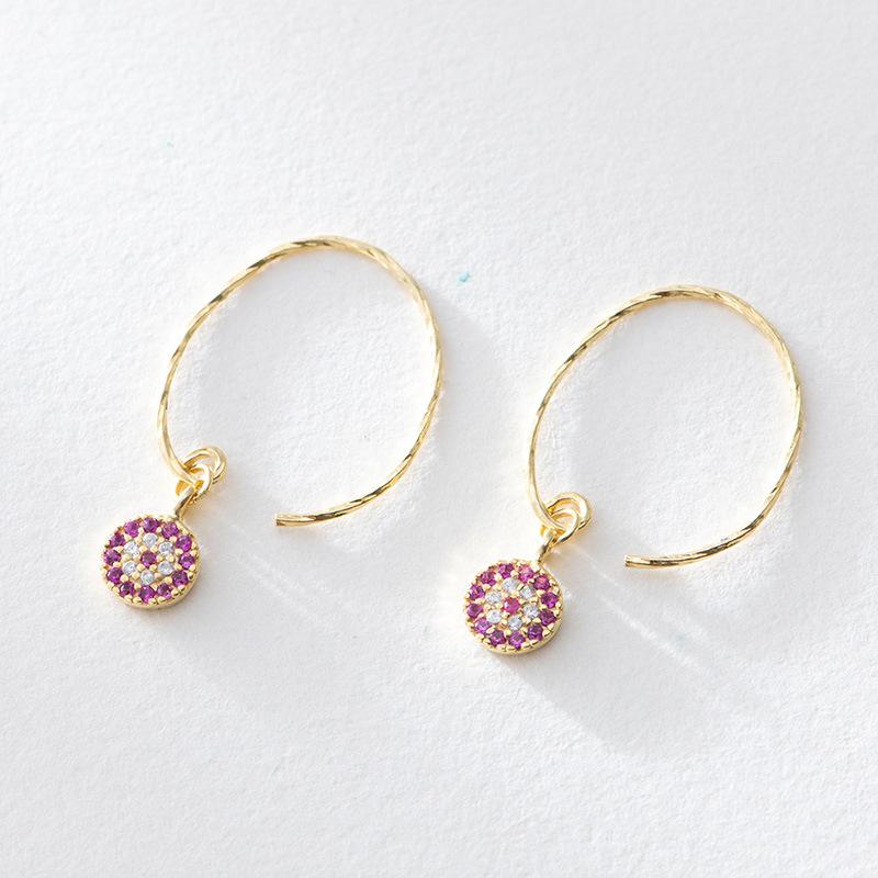 

Женские корейские стильные серьги Demon s Eyes Earrings Small Fresh