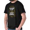 Space Movie Chewie Is My Spirit Animal Joke Womens or Mens Crewneck T Shirt Tee