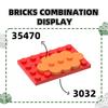 70Pcs/lot 35470 Tile Modified 3 x 5 Cloud Accessories Works With featuring Brick DO IT YOURSELF Children's Toy Assembly Parts