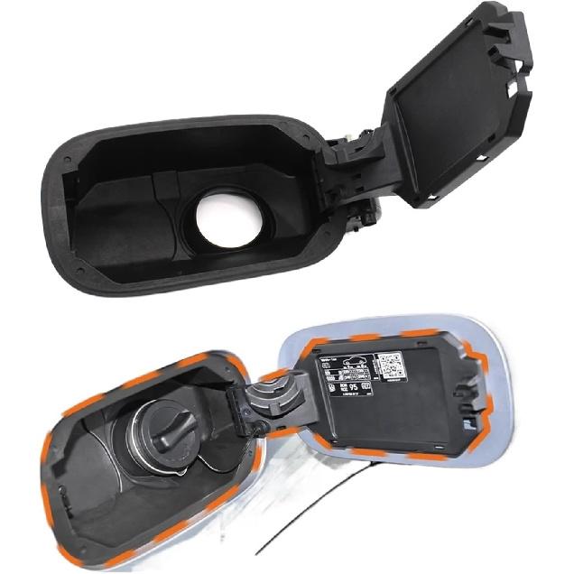 Exterior Car Fuel Tank Cap Cover Assembly Compatible For Mercedes BENZ GLC Class W253 2015-2022 GLC200 GLC220 GLC260 GLC300 2536305902(Tank Cap