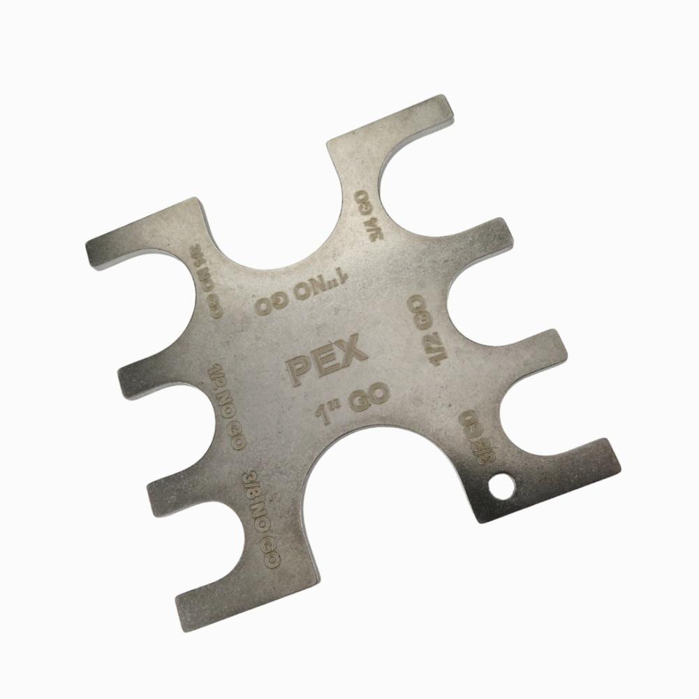 3pcs PEX Crimp Tool GoNo Go Gauge For PEX Barb Plumbing Systems Parts 3/8 Inch PEX Crimp Tool Plumbing Fittings 23080 Connector