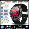 New 1000mAh Battery SmartWatch IP68 Waterproof Compass Bluetooth call 1.7"  HD Sports Flashlight Smart Watch For Men