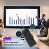 Bluetooth Wireless Dual-Mode Mini Keyboard with 2.4G Connectivity and Laser Light for Mobile Phones and Tablets