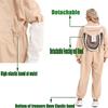 Apicoltura Polycotton A Prova di Api Abbigliamento Protettivo Tuta Completa da Apicoltore Fattoria Unisex Tenuta di Sicurezza Guanti Velo Cappuccio Apiario